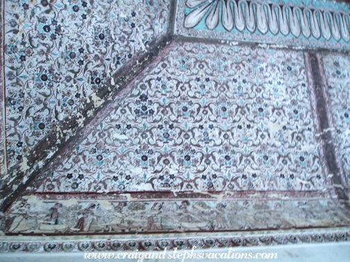 Ceiling painting, Raja Mahal