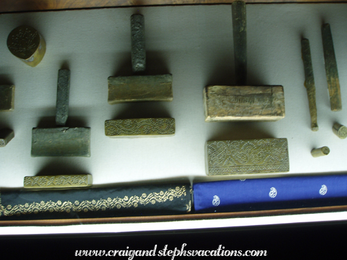Block printing implements, Anokhi Museum of Hand Printing