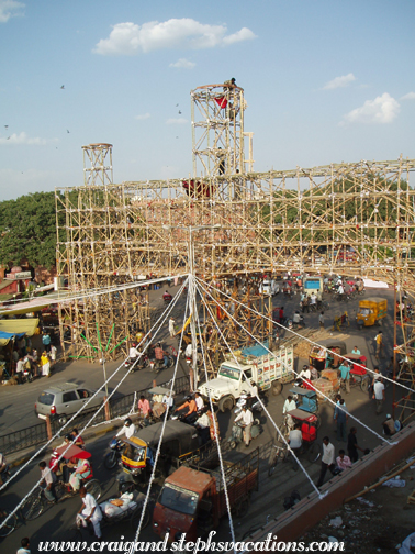 Diwali scaffolding