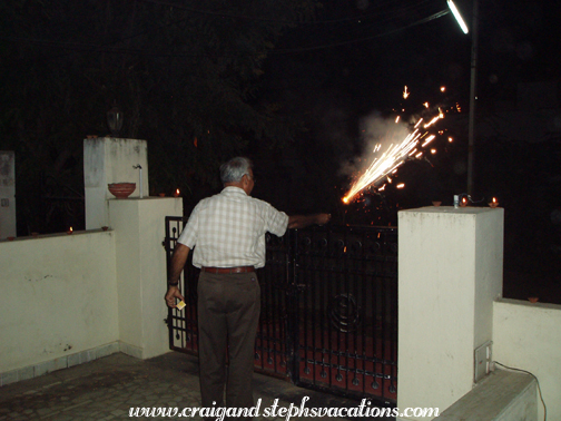 Mukul lights off Diwali fireworks