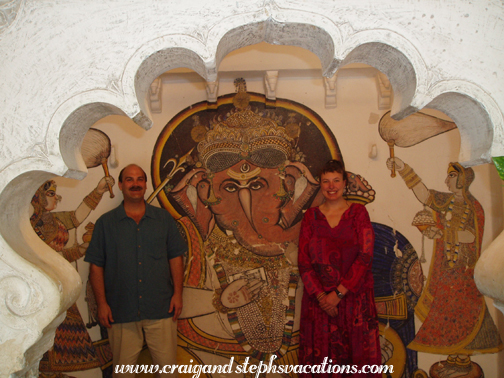 Craig and Steph at Deogarh Mahal