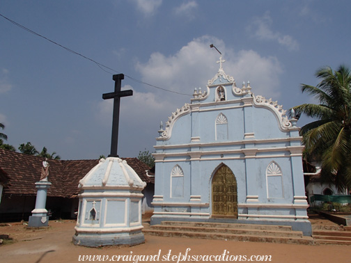 Church on the drive from Guruvayur