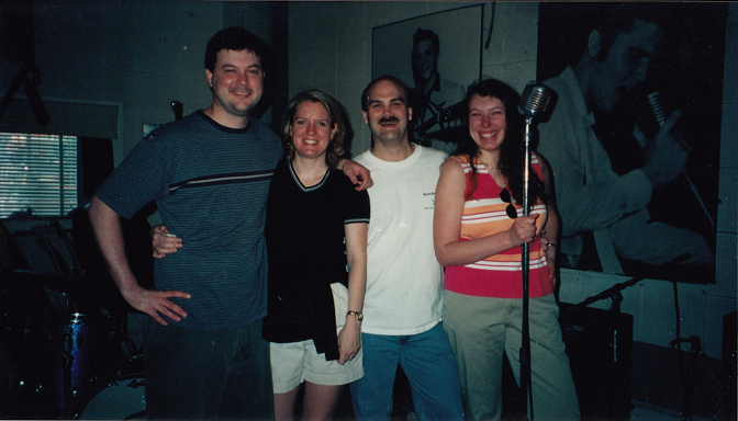 Kevin, Jenn, Craig, and Steph at Sun Studios