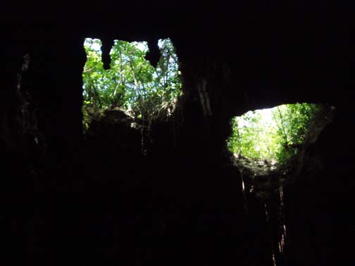 Skylights at Loltun