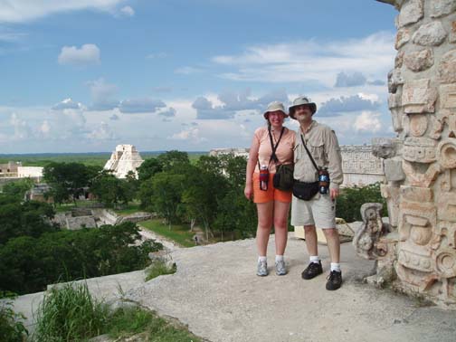Uxmal - Atop the Grand Pyramid