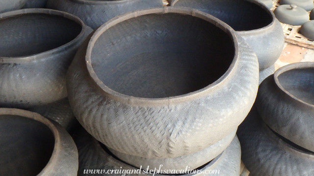 Woven bamboo lacquerware forms Woven bamboo lacquerware forms