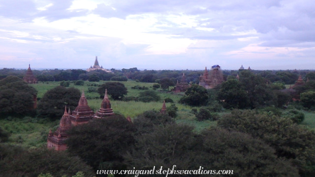 Plains of Bagan from Shwesandaw Pagoda Plains of Bagan from Shwesandaw Pagoda