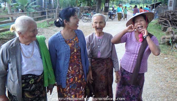 Cheerful elders in Chai Village