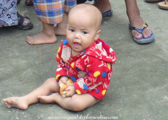 11-month old twin, Kyi Taung monastery