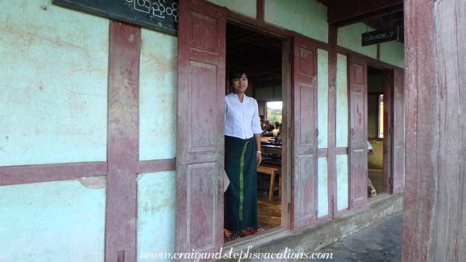 Middle school teacher, Kaung Tee Village