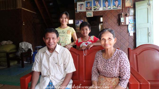 Lovely family who invited us into their home Lovely family who invited us into their home
