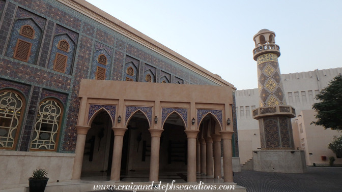 Mosque where we heard the call to prayer, Katara Cultural Village