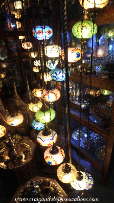 Beautiful lamps, Souq Waqif