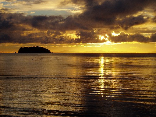 Sunrise over Abel Tasman