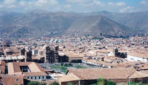 Cusco, view from San Cristobal