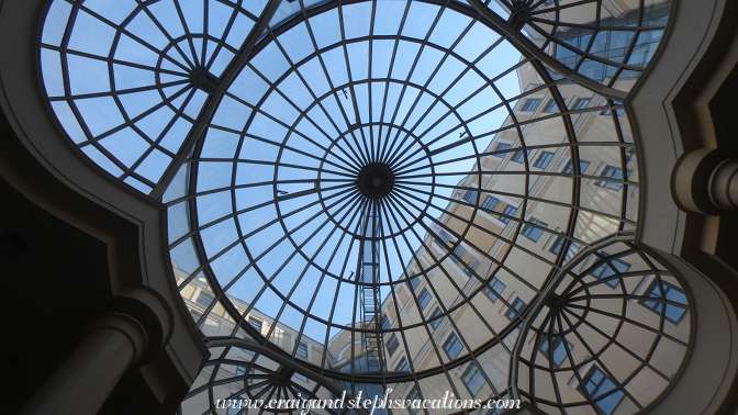 Glass ceiling, Marriott Grand