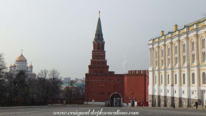 View of Christ the Savior Cathedral from the Kremlin