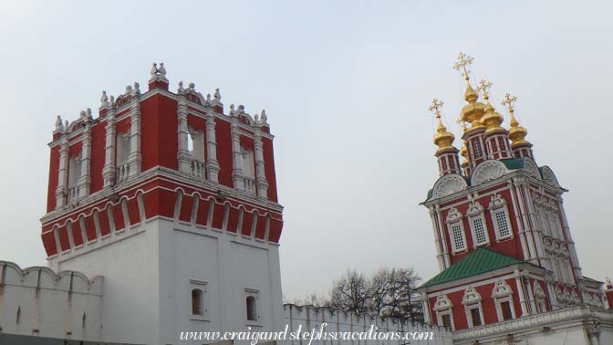 Outside the walls of Novodevichy Convent