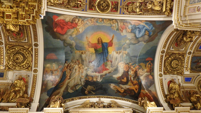 Ceiling painting, St. Isaac's Cathedral