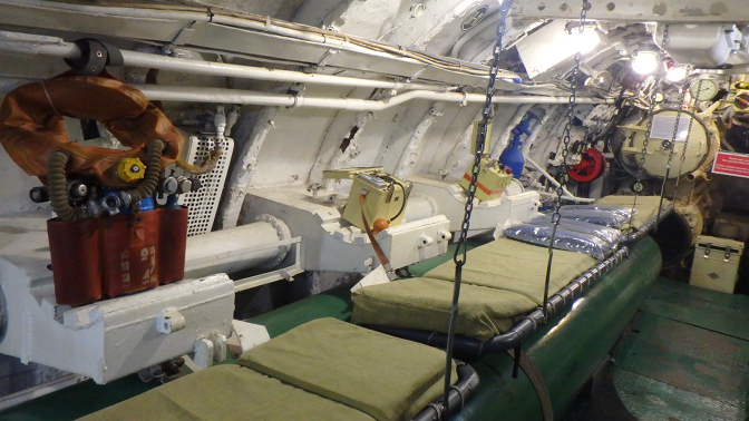 Bunks in the fore of the C-189