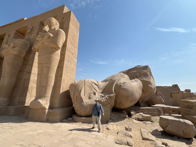 Ozymandias statue, Ramesseum