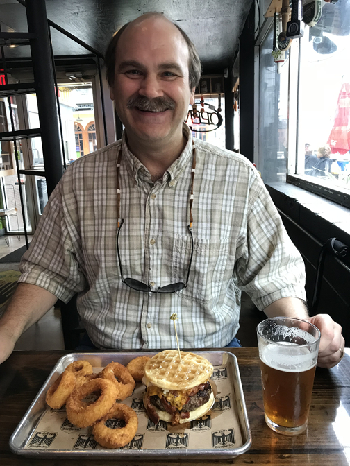 Craig's Hugh Jazz Waffle Burger, LoDa Biergarten