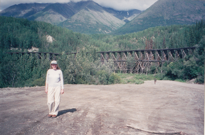 Railroad trestle leaving McCarthy