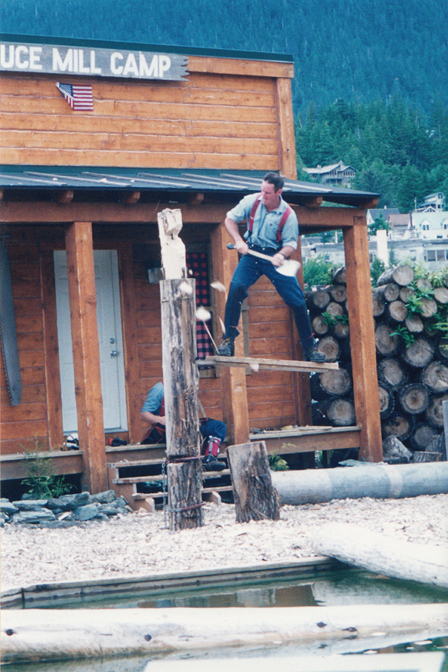 Lumberjack Show, Ketchikan Lumberjack Show, Ketchikan