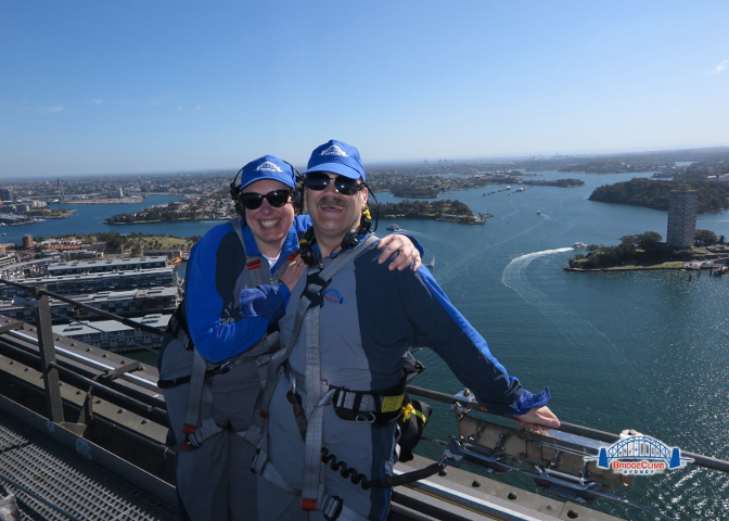 BridgeClimb view of Pinchgut Island  (Photo courtesy of BridgeClimb Sydney)