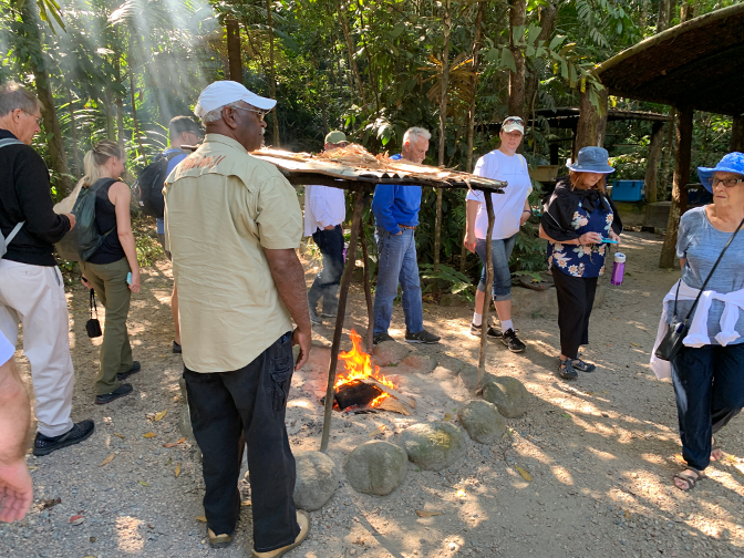 Smoking Ceremony, Ngadiku Dreamtime Gorge Walk