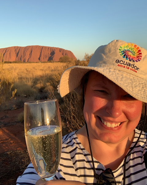 Uluru at sunset