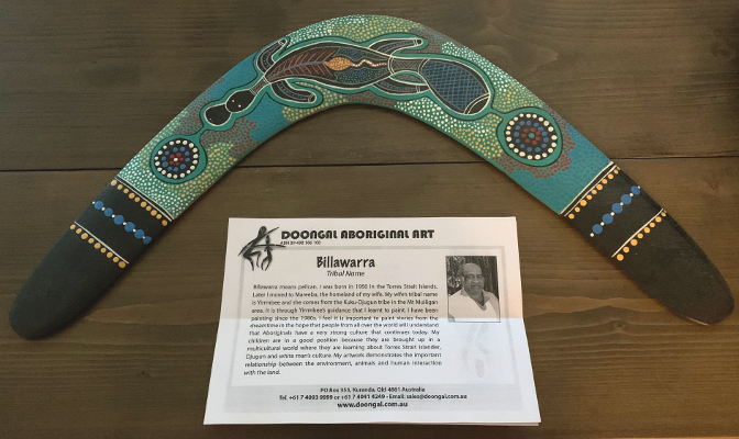 Platypus boomerang by Billawarra