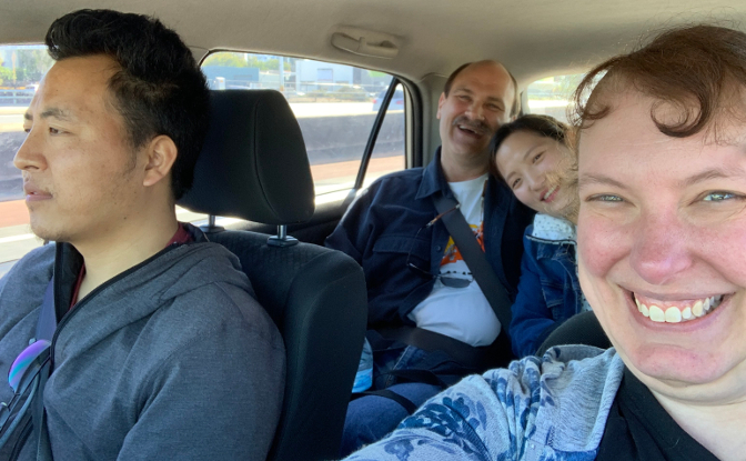 Nim drives us to Perth Zoo