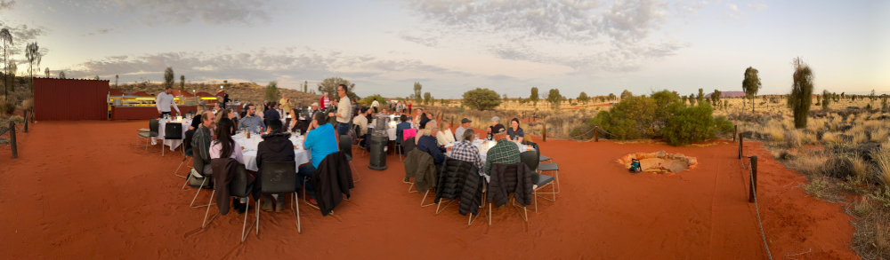 Field of Light dinner