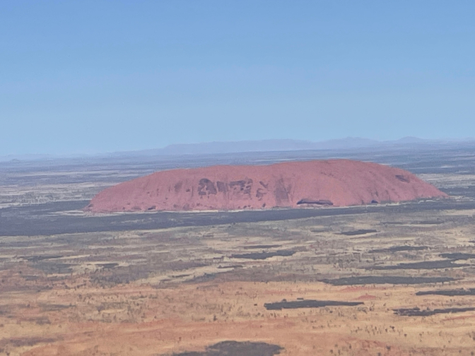 Uluru from the air