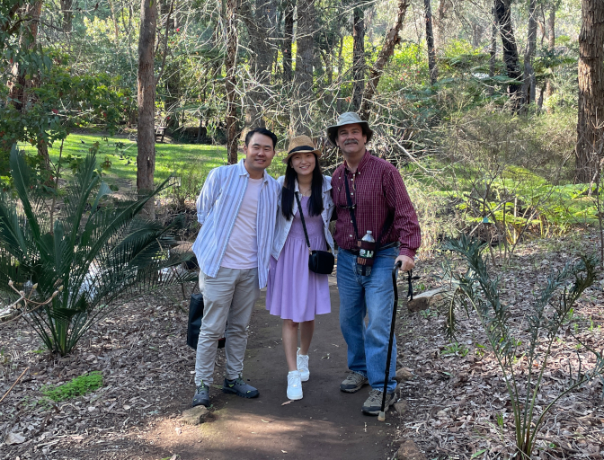The Sonams and Craig after our picnic