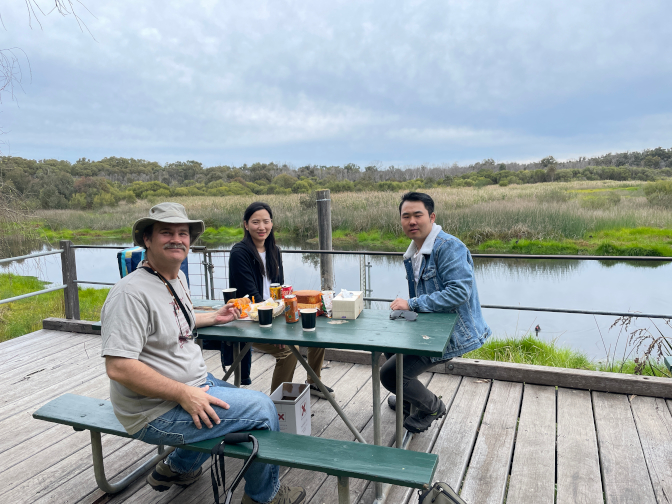 Picnic lunch at Loch McNess