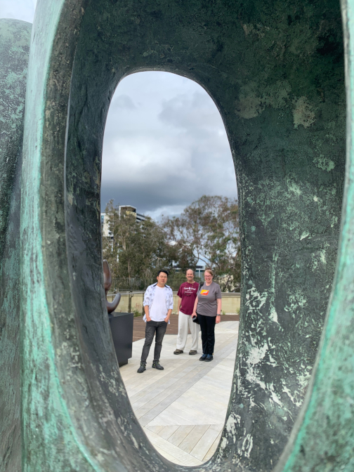Sculpture walk on the roof, Art Gallery of Western Australia
