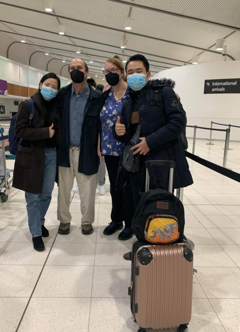 Checking in at the airport