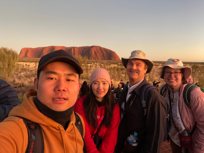 Uluru at sunrise