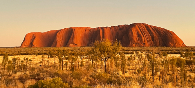 Uluru at sunrise
