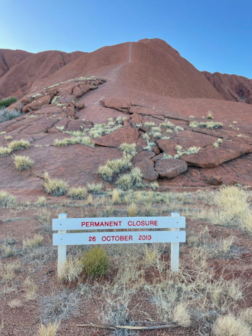 Uluru climb is permanently closed!