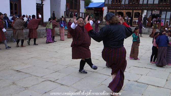 Steph Dancing with Dorji