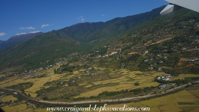 Descending into Paro Valley