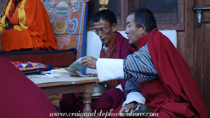 Chanting Buddhist prayers Chanting Buddhist prayers