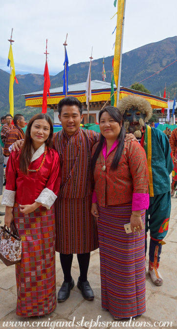Tshering, Sonam, and Lhaki