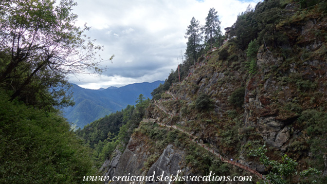 Heading back down from the Tiger's Nest