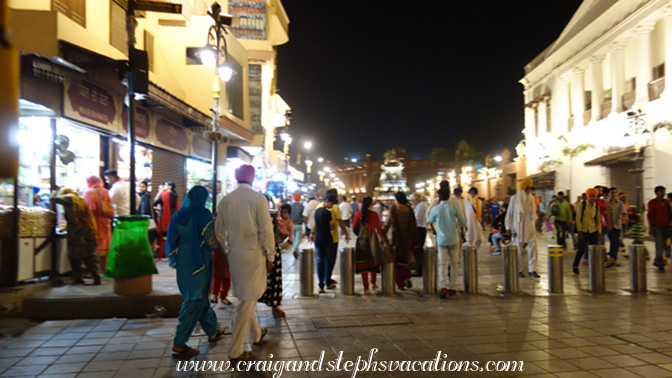 Amritsar at night