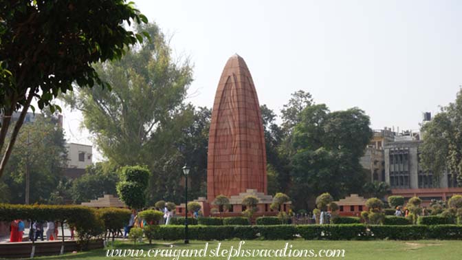 Jallianwala Bagh Memorial, designed by Benjamin Polk