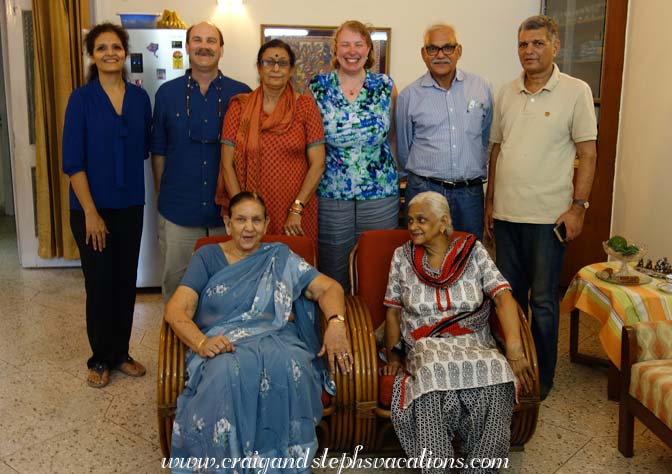 Visiting Sunita's family